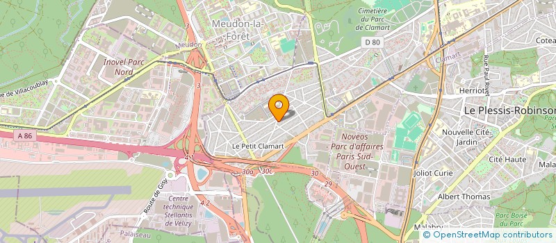 localisation de l'entreprise MONSIEUR CEDRIC BEAUMONT à CLAMART