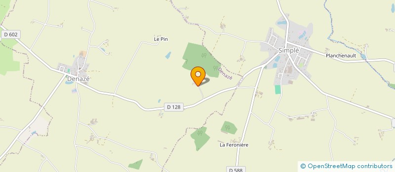 localisation de l'entreprise MONSIEUR CEDRIC BEDEL  CHERANCE