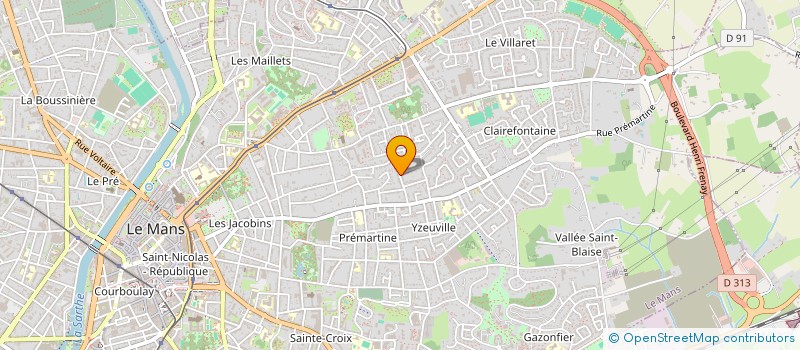 localisation de l'entreprise MONSIEUR CEDRIC BEDET à LE MANS