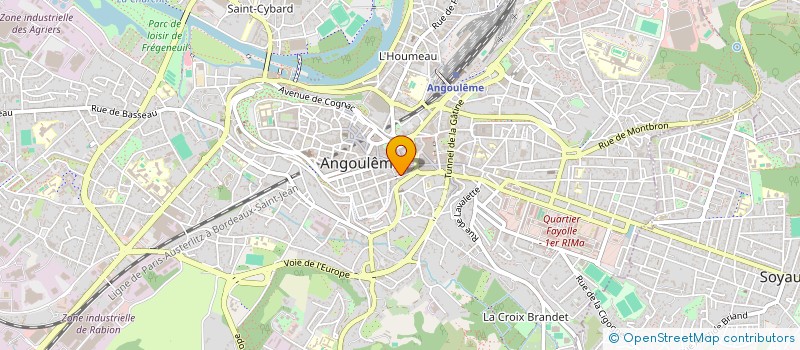 localisation de l'entreprise MONSIEUR CEDRIC BEGIN à ANGOULEME