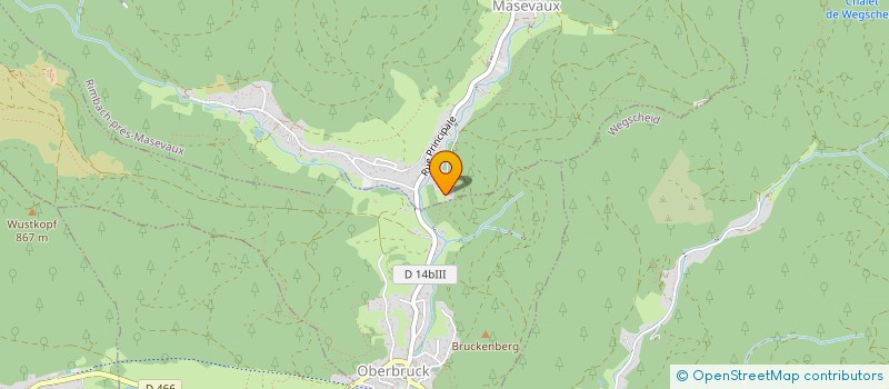 localisation de l'entreprise MONSIEUR CEDRIC BEHRA  RIMBACH-PRES-MASEVAUX