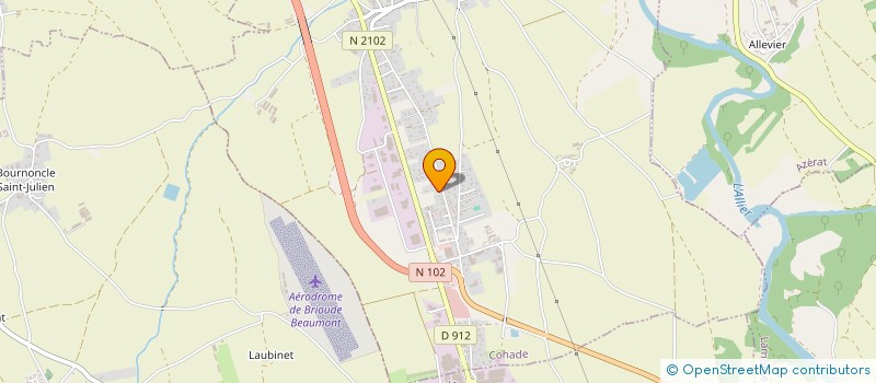 localisation de l'entreprise MONSIEUR CEDRIC BEISSIERE  COHADE