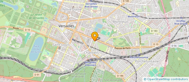 localisation de l'entreprise MONSIEUR CEDRIC BELARDI à VERSAILLES