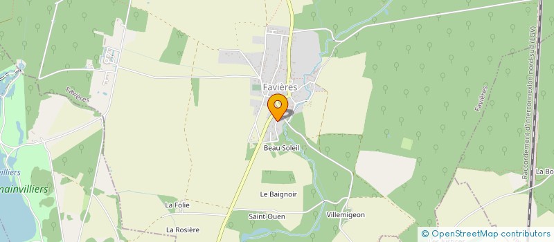 localisation de l'entreprise MONSIEUR CEDRIC BELLANCE  FAVIERES