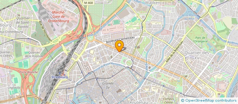 localisation de l'entreprise MONSIEUR CEDRIC BELMONT  STRASBOURG