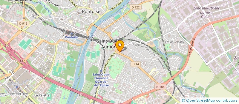 localisation de l'entreprise MONSIEUR CEDRIC BELRHOUCHE à SAINT-OUEN-L'AUMONE