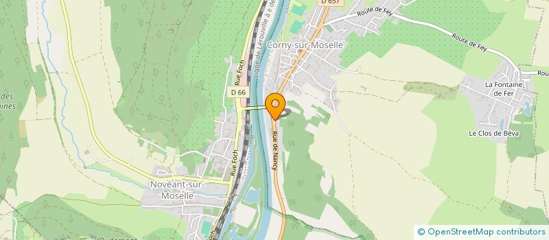 localisation de l'entreprise MONSIEUR CEDRIC BELTZUNG  CORNY-SUR-MOSELLE