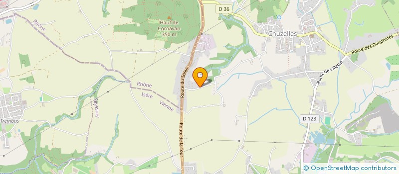 localisation de l'entreprise MONSIEUR CEDRIC BEN SADOUN  CHUZELLES