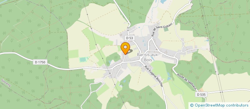 localisation de l'entreprise MONSIEUR CEDRIC BENARD à BARISIS-AUX-BOIS