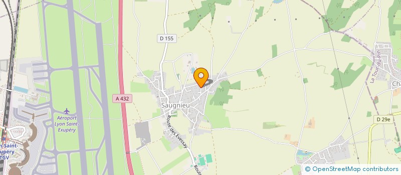 localisation de l'entreprise MONSIEUR CEDRIC BENEDETTI  COLOMBIER-SAUGNIEU