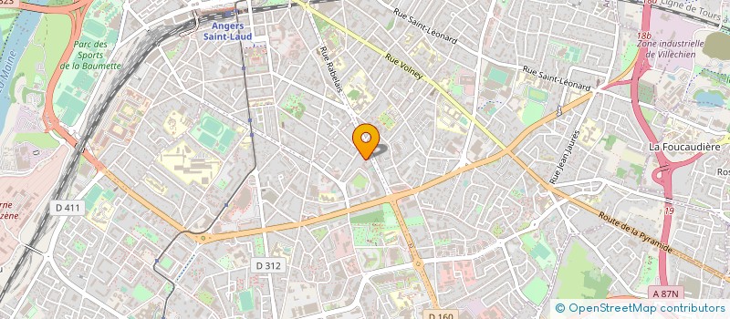 localisation de l'entreprise MONSIEUR CEDRIC BENESTREAU à ANGERS