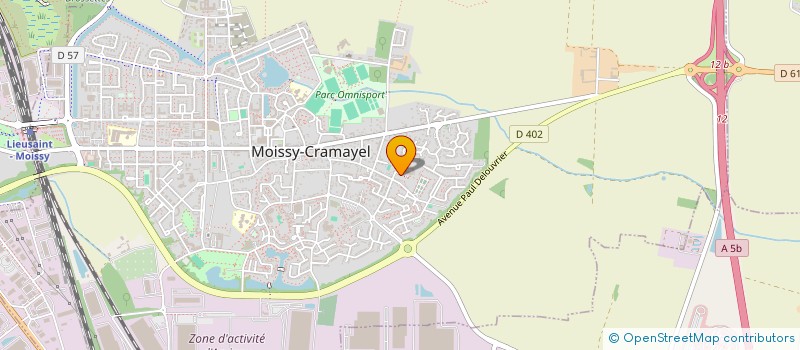 localisation de l'entreprise MONSIEUR CEDRIC BENISTI à MOISSY-CRAMAYEL