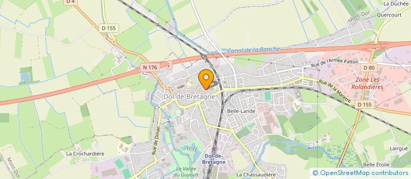 localisation de l'entreprise MONSIEUR CEDRIC BENOIT  DOL-DE-BRETAGNE