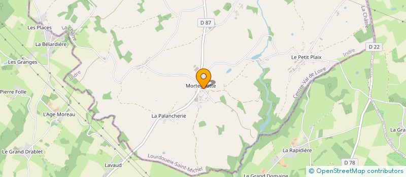 localisation de l'entreprise MONSIEUR CEDRIC BERDUCAT à LOURDOUEIX-SAINT-MICHEL