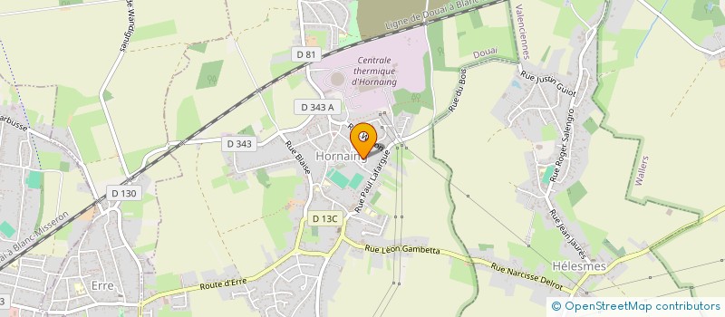 localisation de l'entreprise MONSIEUR CEDRIC BERGER  HORNAING