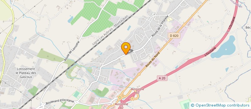 localisation de l'entreprise MONSIEUR CEDRIC BERGIA  MONTAUBAN