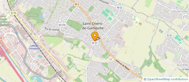 localisation de l'entreprise MONSIEUR CEDRIC BERNARD à SAINT-ORENS-DE-GAMEVILLE