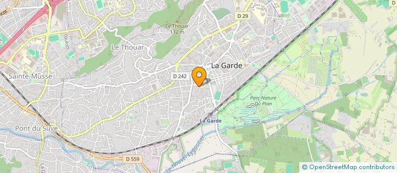 localisation de l'entreprise MONSIEUR CEDRIC BERNARD  LA GARDE