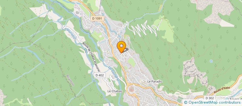 localisation de l'entreprise MONSIEUR CEDRIC BERTANO  BRIANCON