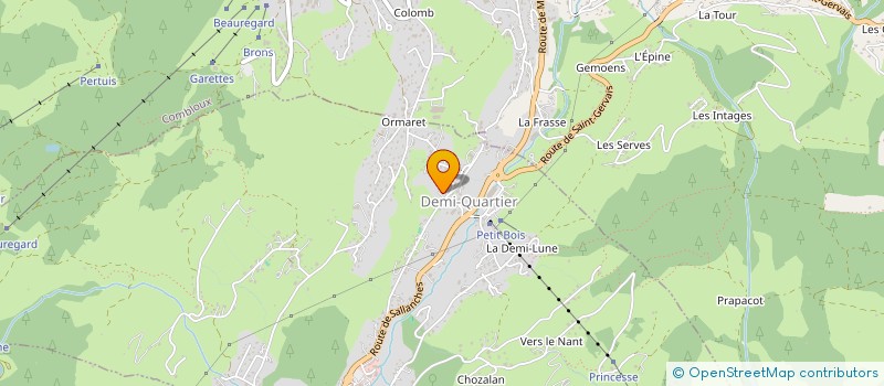 localisation de l'entreprise MONSIEUR CEDRIC BERTH  DEMI-QUARTIER