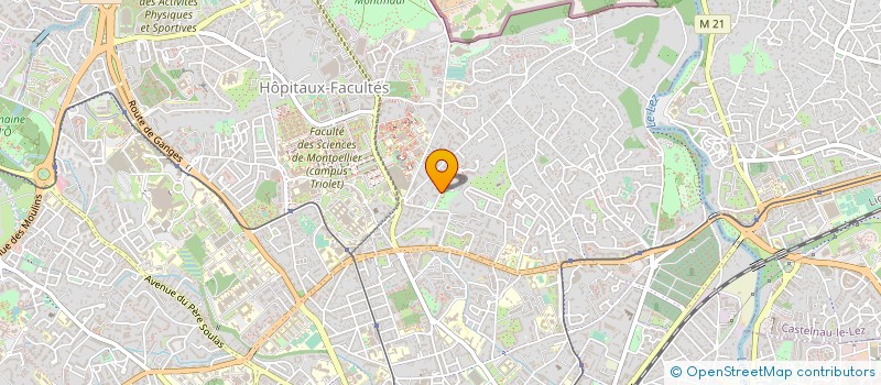 localisation de l'entreprise MONSIEUR CEDRIC BERTHET-JACQUES à MONTPELLIER