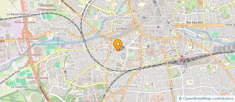 localisation de l'entreprise MONSIEUR CEDRIC BERTHIER à RENNES