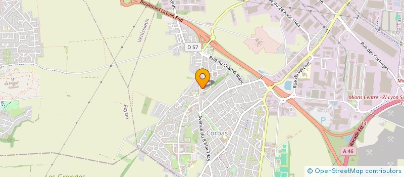 localisation de l'entreprise MONSIEUR CEDRIC BERTHOLIER à CORBAS