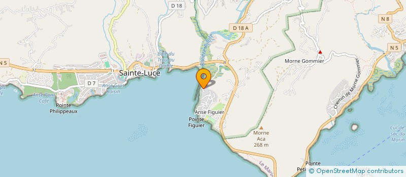 localisation de l'entreprise MONSIEUR CEDRIC BERTOME  RIVIERE-PILOTE