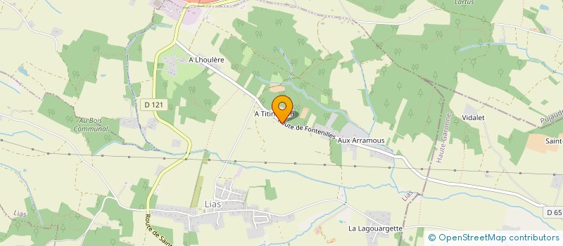 localisation de l'entreprise MONSIEUR CEDRIC BERTRAND  LIAS