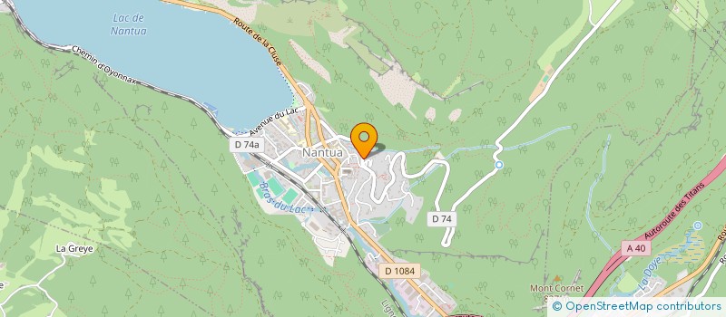 localisation de l'entreprise MONSIEUR CEDRIC BERTRAND à NANTUA