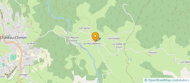 localisation de l'entreprise MONSIEUR CEDRIC BESCOND à ST-HILAIRE-EN-MORVAN