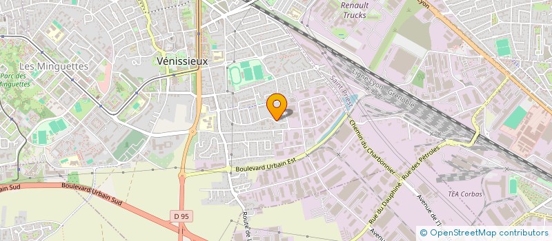 localisation de l'entreprise MONSIEUR CEDRIC BESNARD  VENISSIEUX