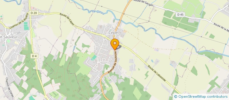 localisation de l'entreprise MONSIEUR CEDRIC BESSIERES  CEPET