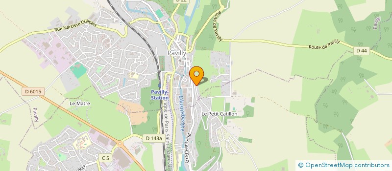 localisation de l'entreprise MONSIEUR CEDRIC BEUGNET  PAVILLY