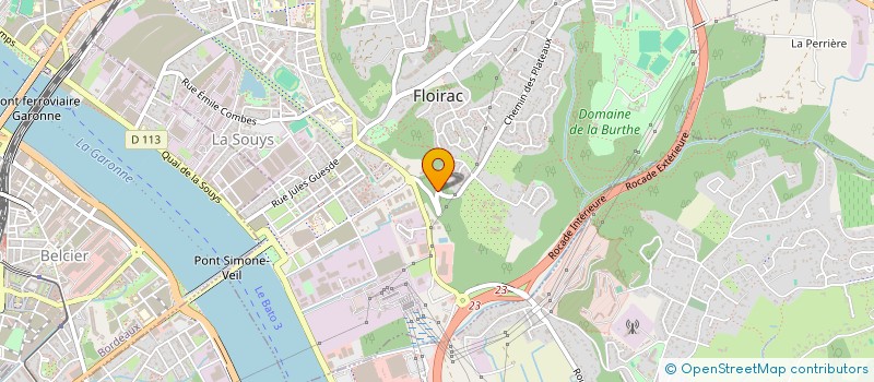 localisation de l'entreprise MONSIEUR CEDRIC BEYLIE  FLOIRAC