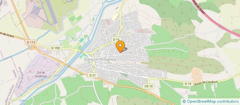 localisation de l'entreprise MONSIEUR CEDRIC BEZEAUD  LANCON-PROVENCE