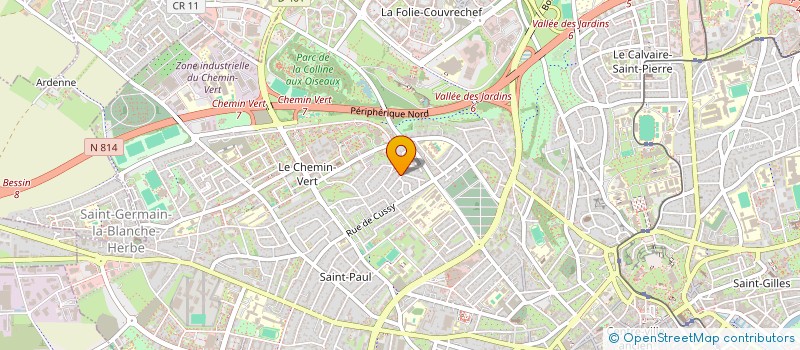localisation de l'entreprise MONSIEUR CEDRIC BIDARD à CAEN