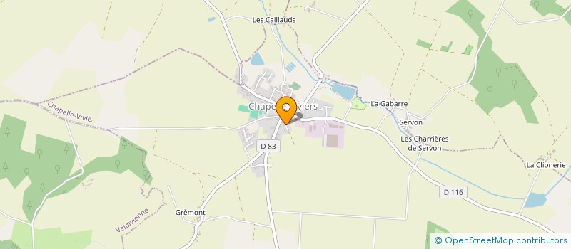 localisation de l'entreprise MONSIEUR CEDRIC BIDAULT  CHAPELLE-VIVIERS