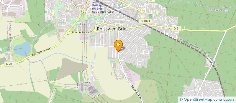 localisation de l'entreprise MONSIEUR CEDRIC BIDRON  ROISSY-EN-BRIE