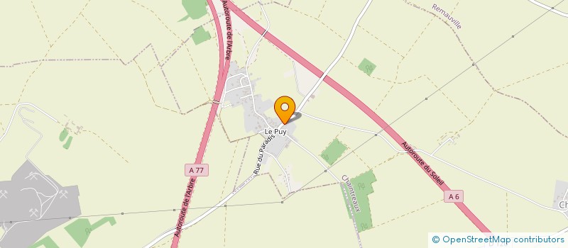 localisation de l'entreprise MONSIEUR CEDRIC BIENFAIT  CHAINTREAUX