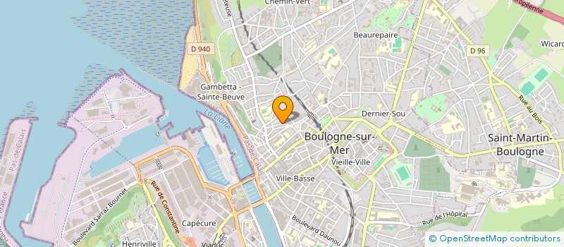 localisation de l'entreprise MONSIEUR CEDRIC BIET  BOULOGNE-SUR-MER