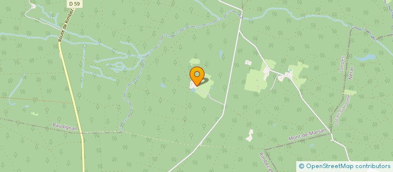 localisation de l'entreprise MONSIEUR CEDRIC BIGEON  RIMBEZ-ET-BAUDIETS