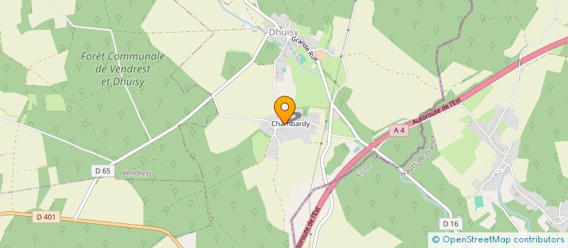 localisation de l'entreprise MONSIEUR CEDRIC BIGINI  DHUISY