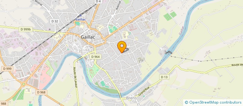 localisation de l'entreprise MONSIEUR CEDRIC BIGORGNE  GAILLAC