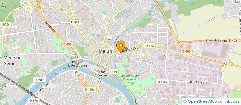 localisation de l'entreprise MONSIEUR CEDRIC BILLOUE--PERRON à MELUN