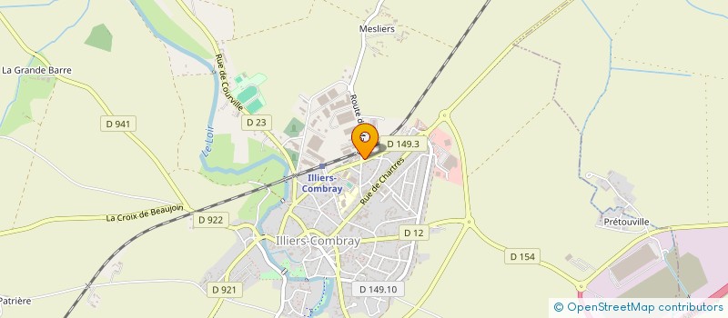 localisation de l'entreprise MONSIEUR CEDRIC BILY à ILLIERS-COMBRAY