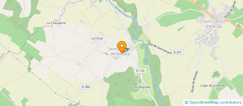 localisation de l'entreprise MONSIEUR CEDRIC BINEAU à SAINT-AMANT-DE-NOUERE