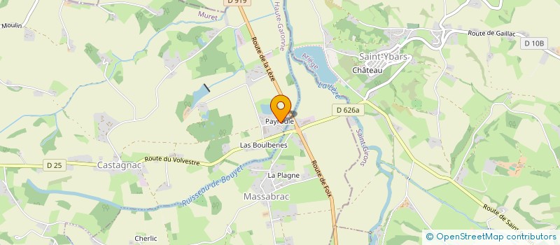 localisation de l'entreprise MONSIEUR CEDRIC BISCH  CASTAGNAC