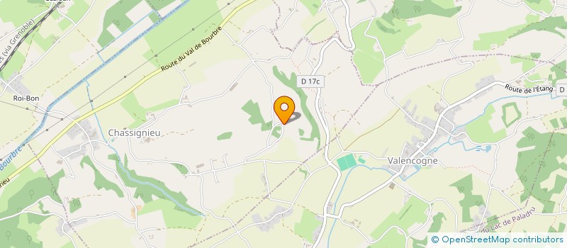 localisation de l'entreprise MONSIEUR CEDRIC BLANC  CHASSIGNIEU