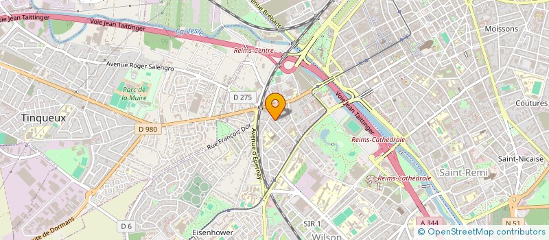 localisation de l'entreprise MONSIEUR CEDRIC BLANCHET  REIMS